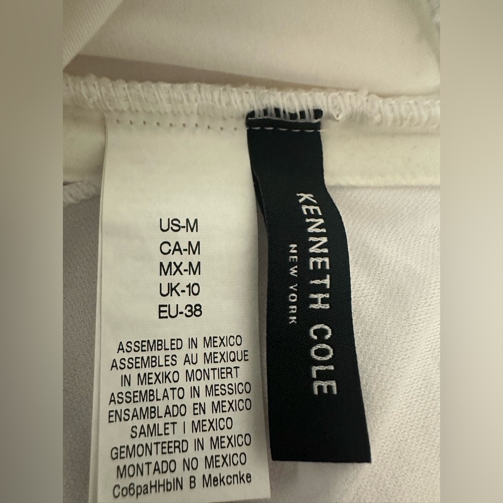 Kenneth Cole Womens Swimsuit M Luxe Crochet High-Neck One Piece - Picture 5 of 5